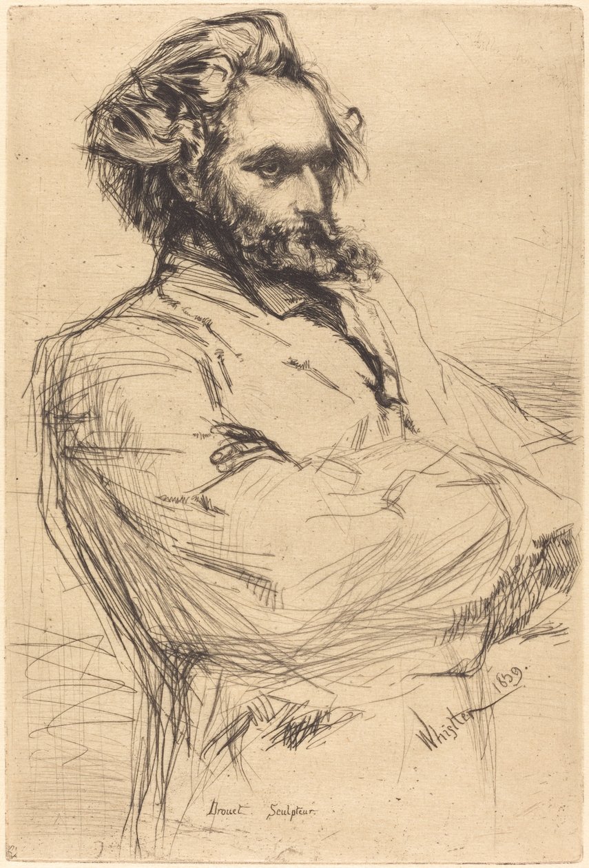 Drouet, 1859. od James Abbott McNeill Whistler