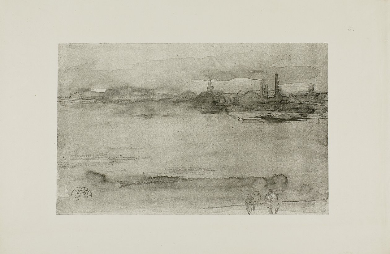 Brzy ráno, 1878 od James Abbott McNeill Whistler
