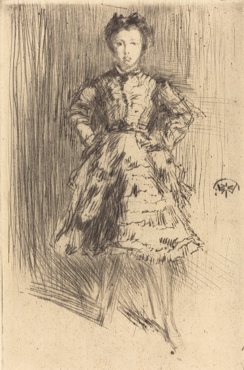Elinor Leyland, 1873. od James Abbott McNeill Whistler
