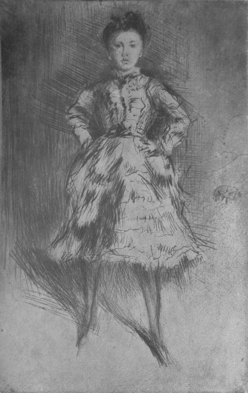 Elinor Leyland, 1874, 1904 od James Abbott McNeill Whistler