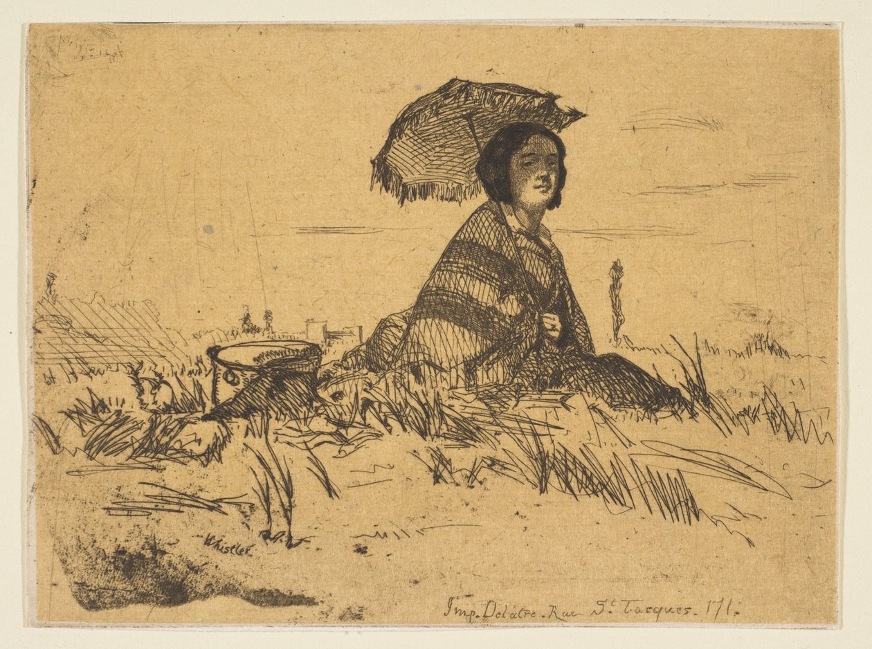 Na plném slunci, 1858. od James Abbott McNeill Whistler