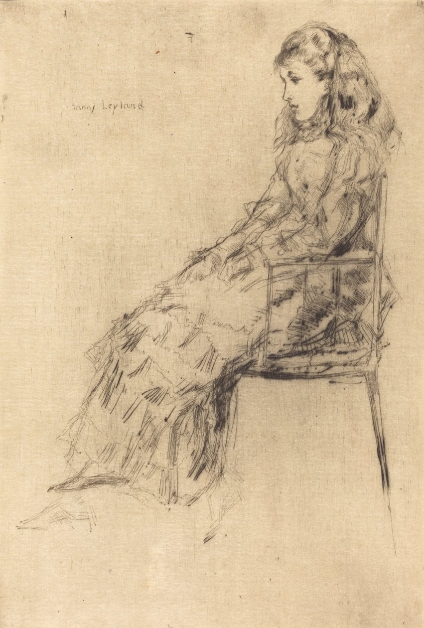 Fanny Leyland, 1873. od James Abbott McNeill Whistler