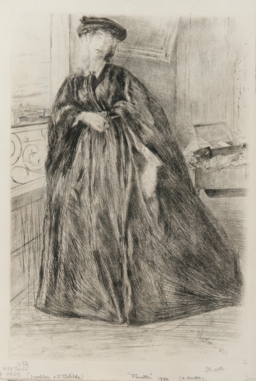 Finette, 1859. od James Abbott McNeill Whistler