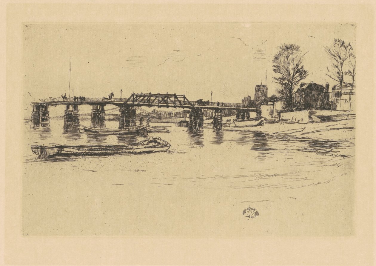 Fulham, 18781879. od James Abbott McNeill Whistler