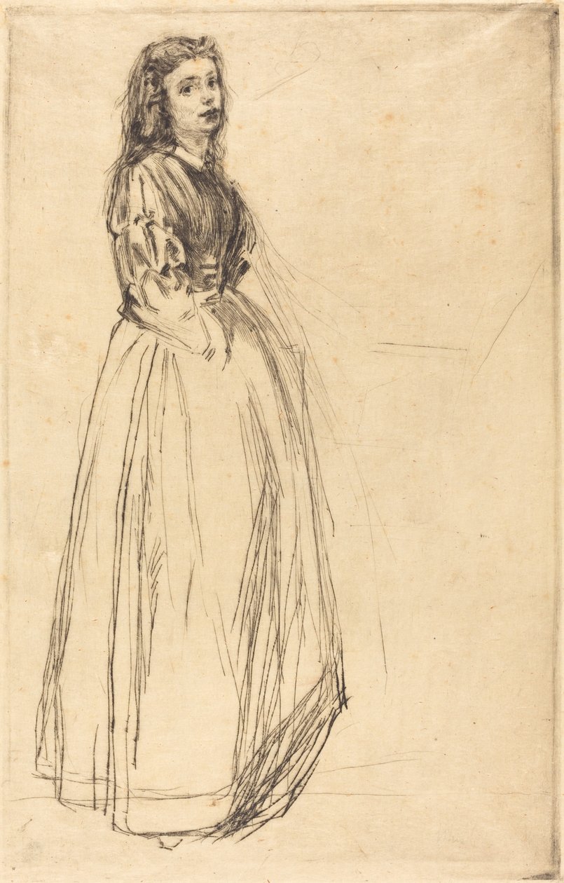 Fumette, stojící, 1859. od James Abbott McNeill Whistler