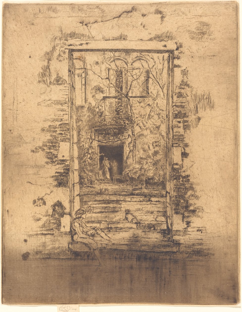 Zahrada, 1880. od James Abbott McNeill Whistler
