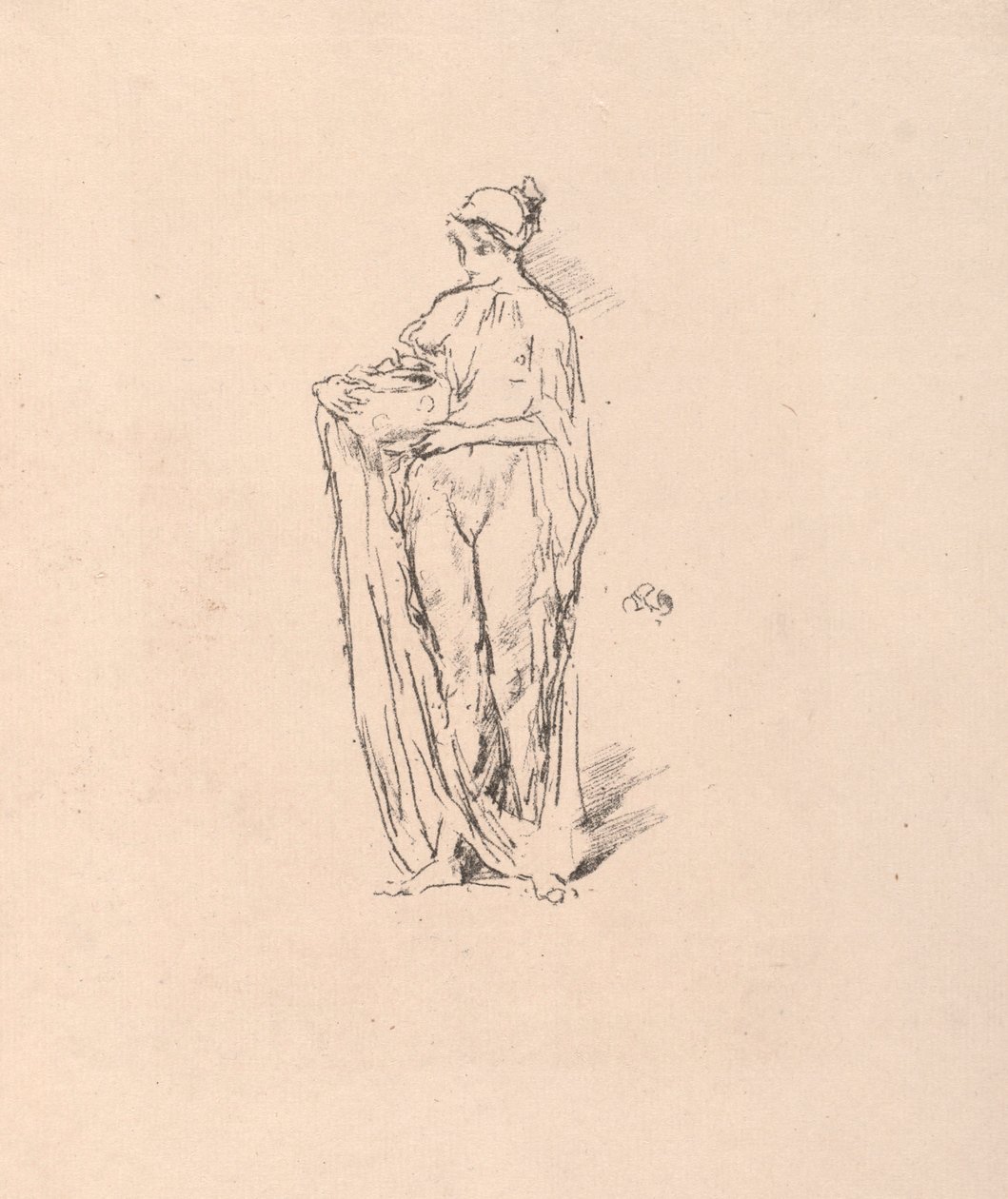 Dívka s mísou, 1895. od James Abbott McNeill Whistler