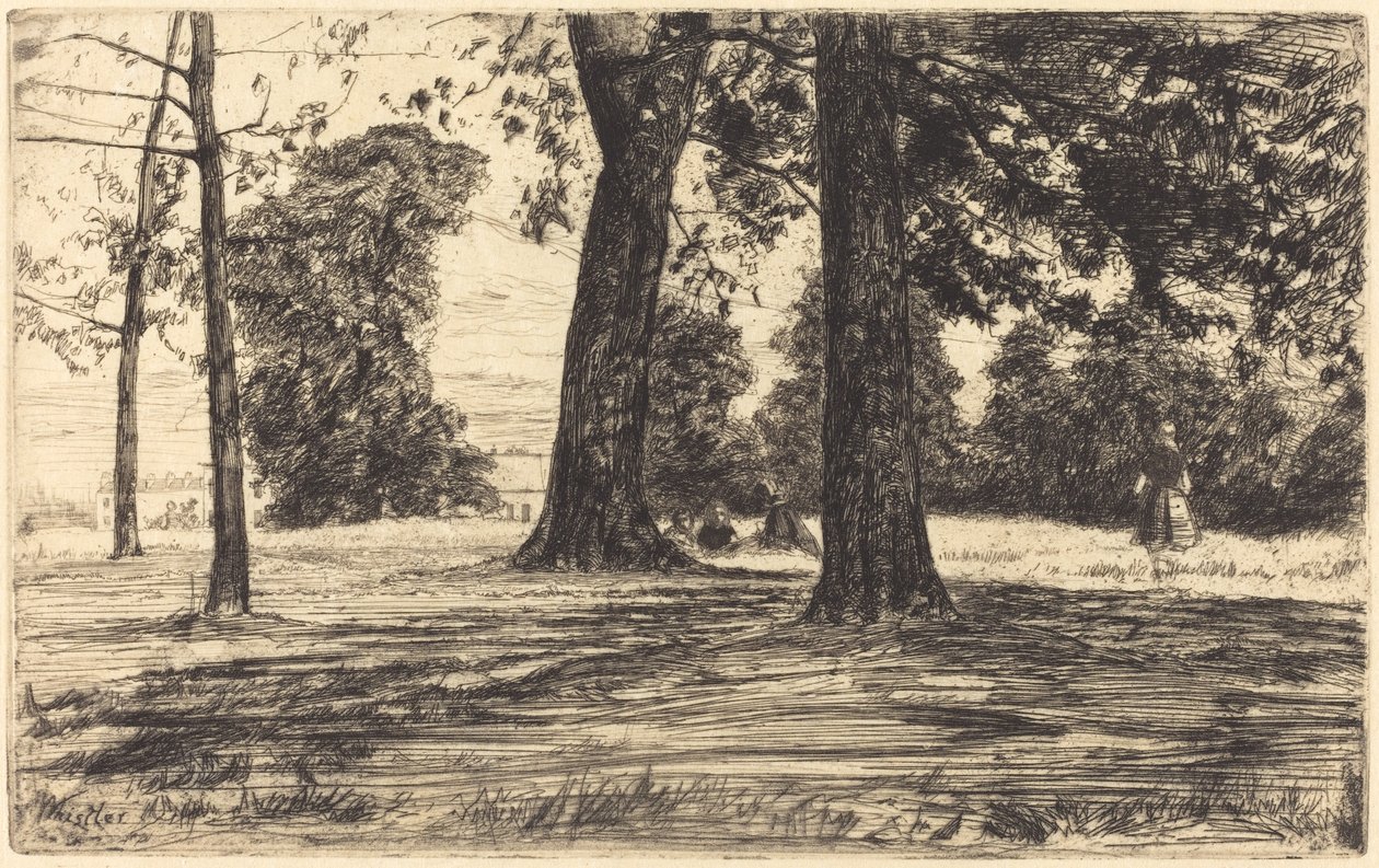 Greenwich Park, 1859. od James Abbott McNeill Whistler