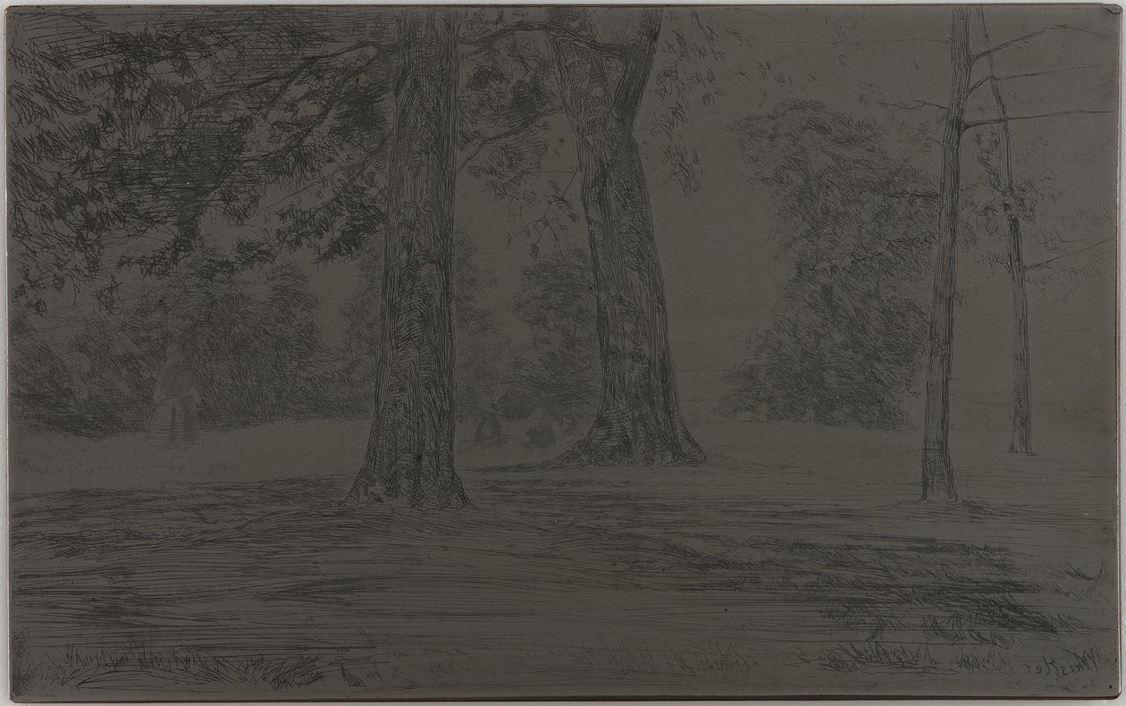 Greenwich Park, 1859. od James Abbott McNeill Whistler