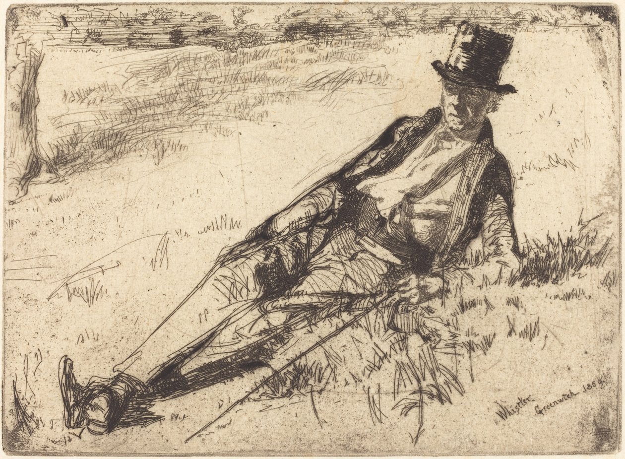 Greenwichský důchodce, 1859. od James Abbott McNeill Whistler
