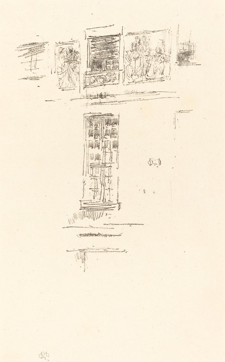 Hotel Colbert, Windows, 1891. od James Abbott McNeill Whistler