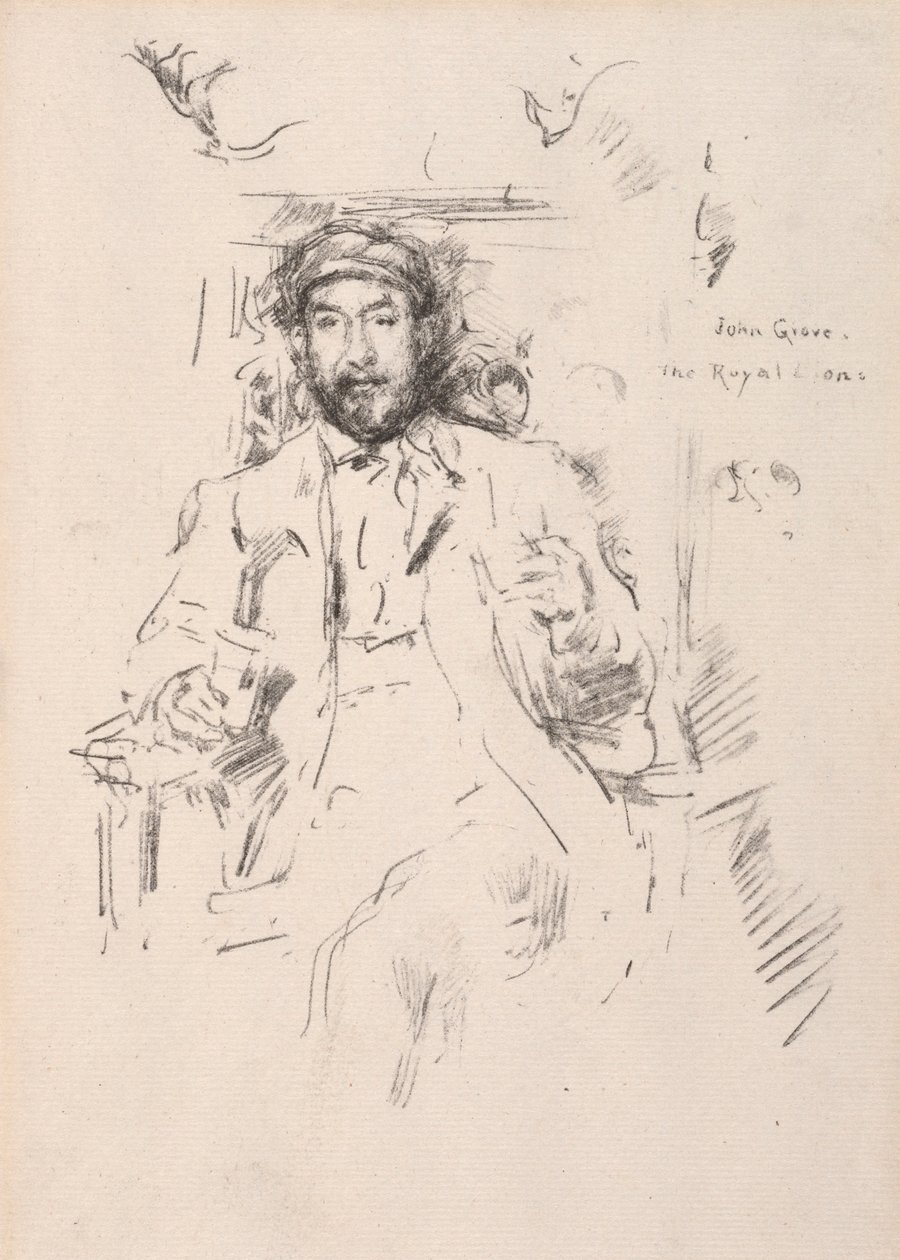 John Grove, 1895. od James Abbott McNeill Whistler
