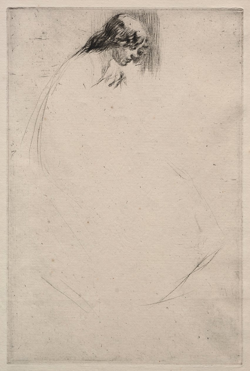 Jos Bent Head. od James Abbott McNeill Whistler