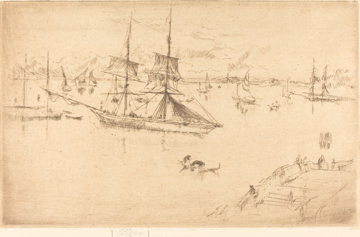 Laguna: Poledne, 18791880. od James Abbott McNeill Whistler