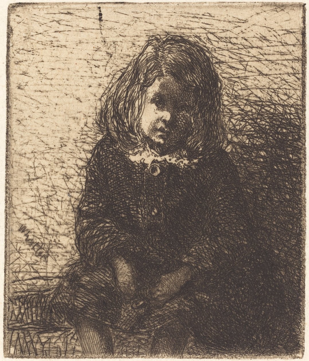 Malý Arthur, c. 18571858. od James Abbott McNeill Whistler
