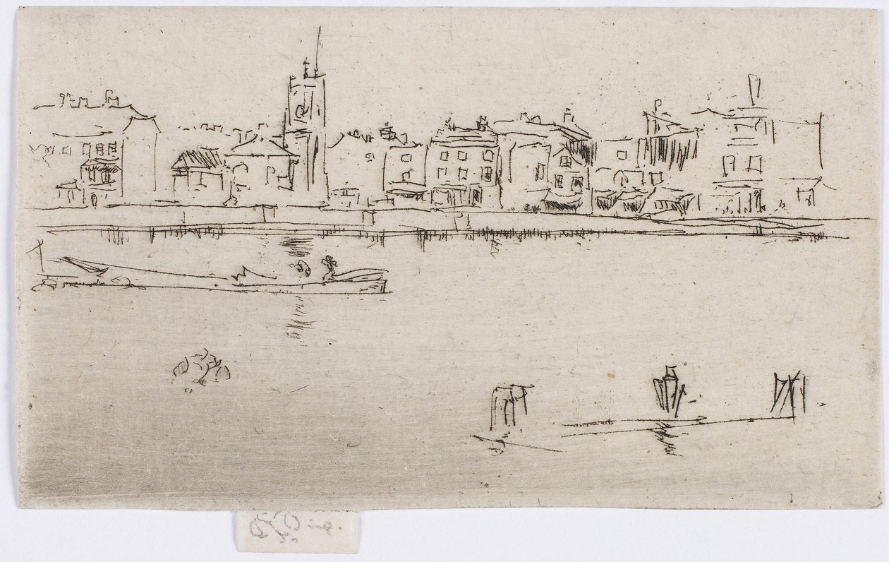 Památník malé Chelsea, 1887. od James Abbott McNeill Whistler
