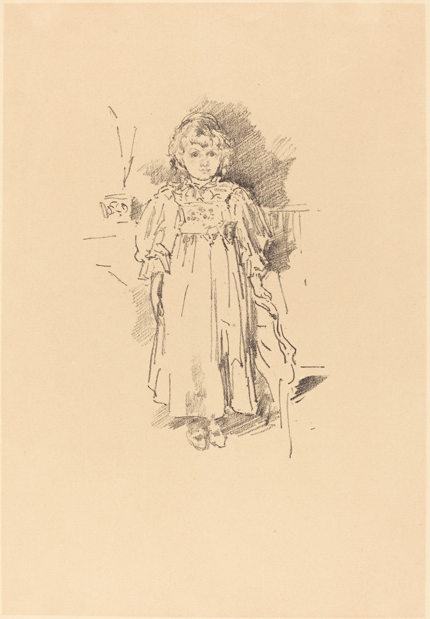 Malá Evelyn, 1896. od James Abbott McNeill Whistler