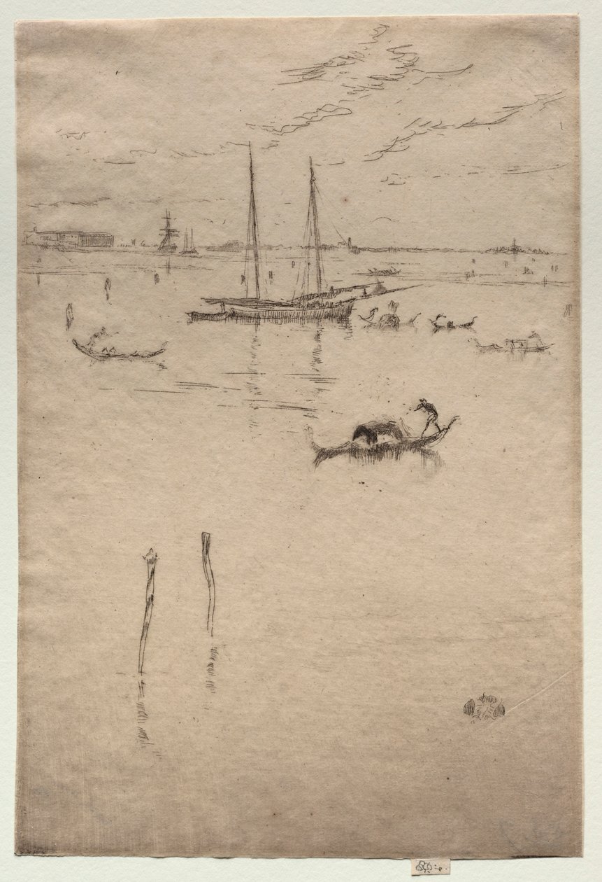 Malá laguna. od James Abbott McNeill Whistler