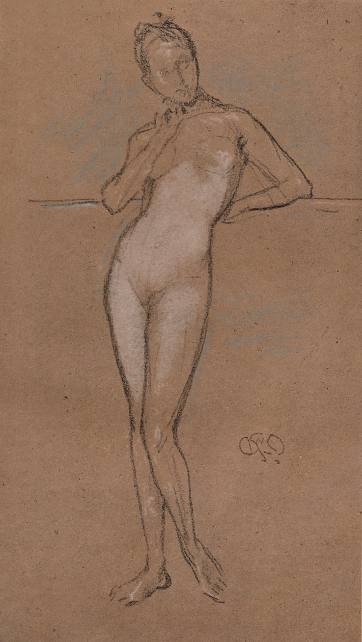 Malý akt, c1888 od James Abbott McNeill Whistler