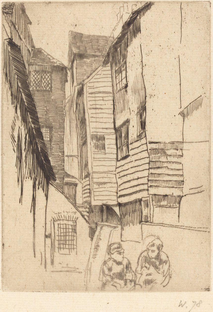 Little Smithfield, c. 1877. od James Abbott McNeill Whistler