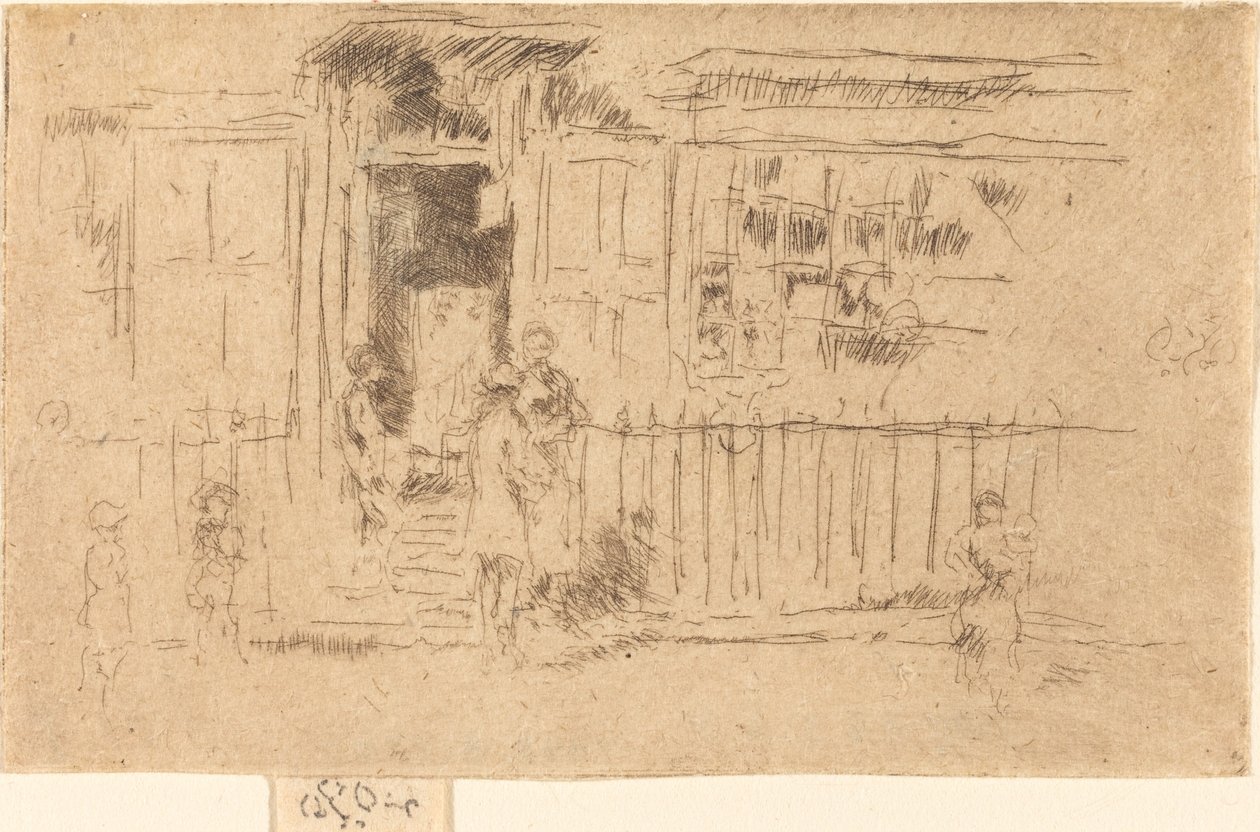 Little Steps, Chelsea, c. 18841886. od James Abbott McNeill Whistler