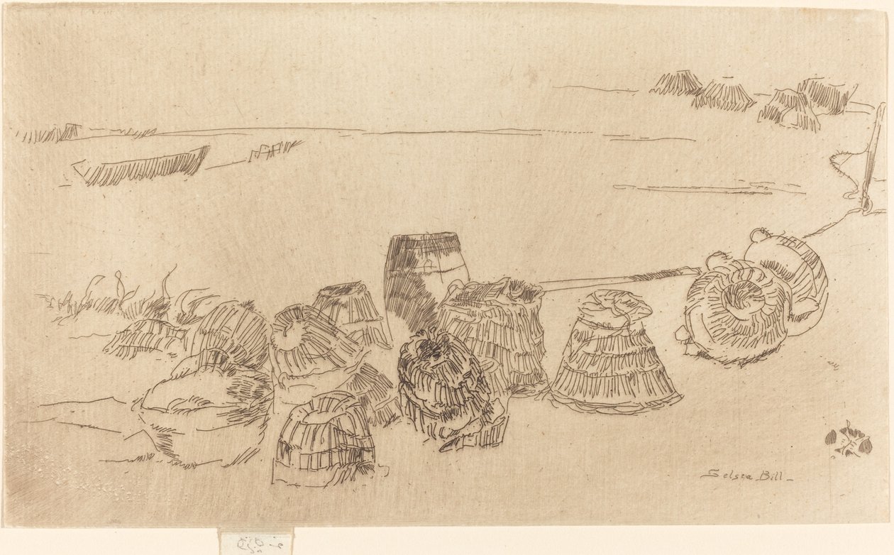Lobster-Pots, c. 18801881. od James Abbott McNeill Whistler