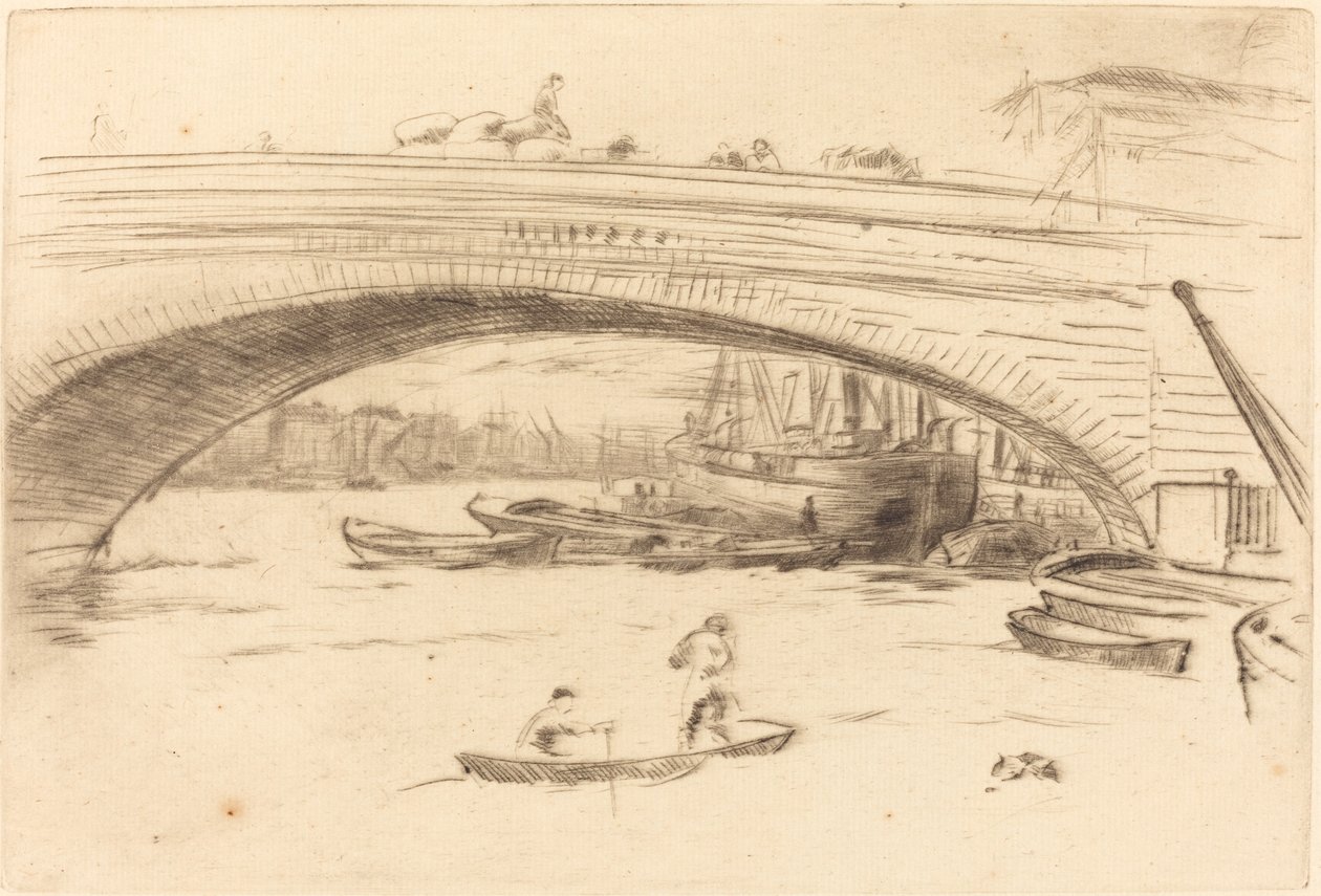 London Bridge, c. 1875. od James Abbott McNeill Whistler