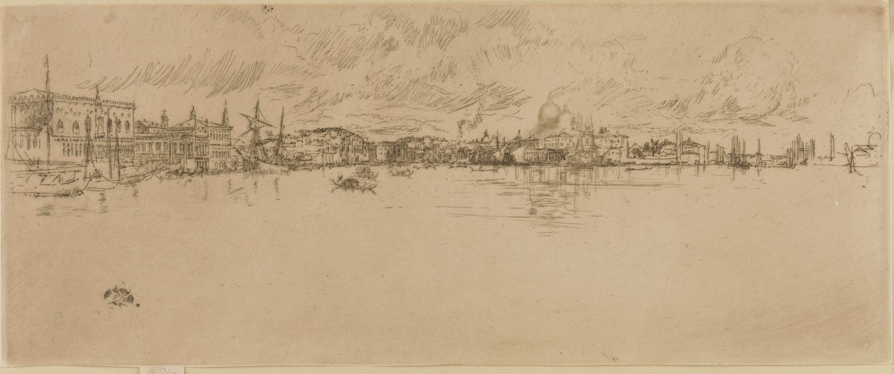 Dlouhé Benátky, 1879-1880. od James Abbott McNeill Whistler