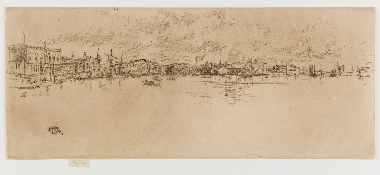 Dlouhé Benátky, 1879-1880. od James Abbott McNeill Whistler