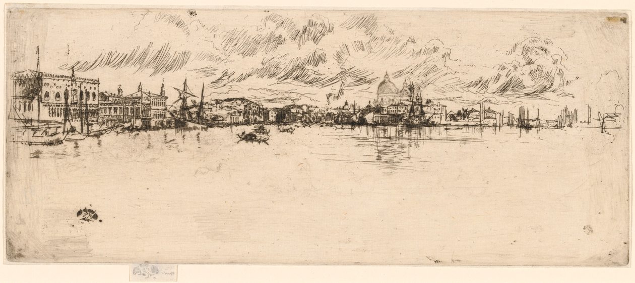 Dlouhé Benátky, 18791880. od James Abbott McNeill Whistler