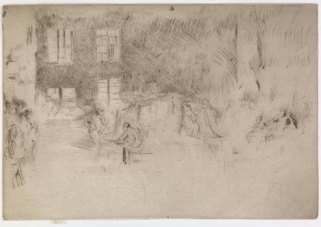Murano-skleněná pec, 1879-1880. od James Abbott McNeill Whistler