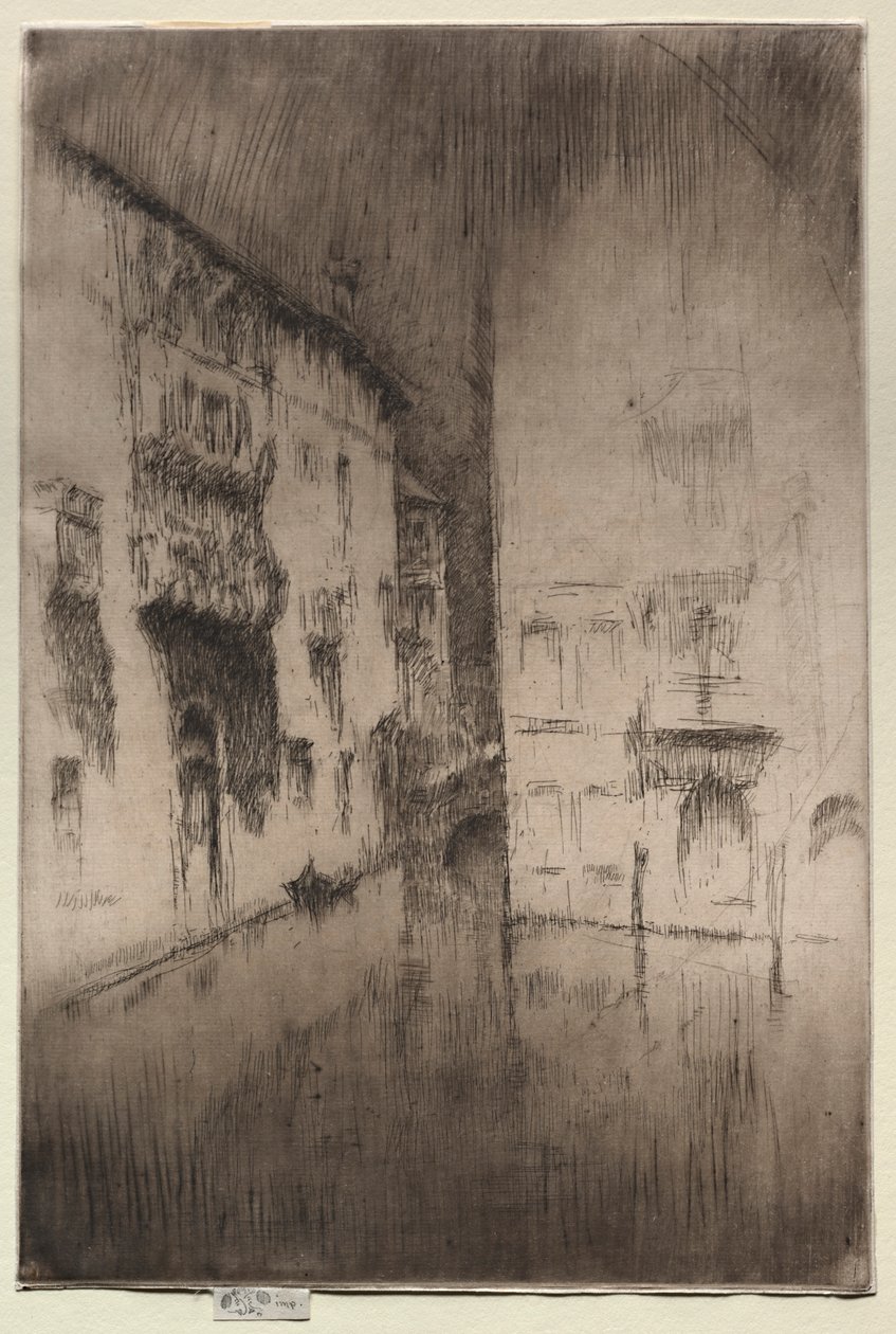 Nokturno: Paláce, 1886. od James Abbott McNeill Whistler