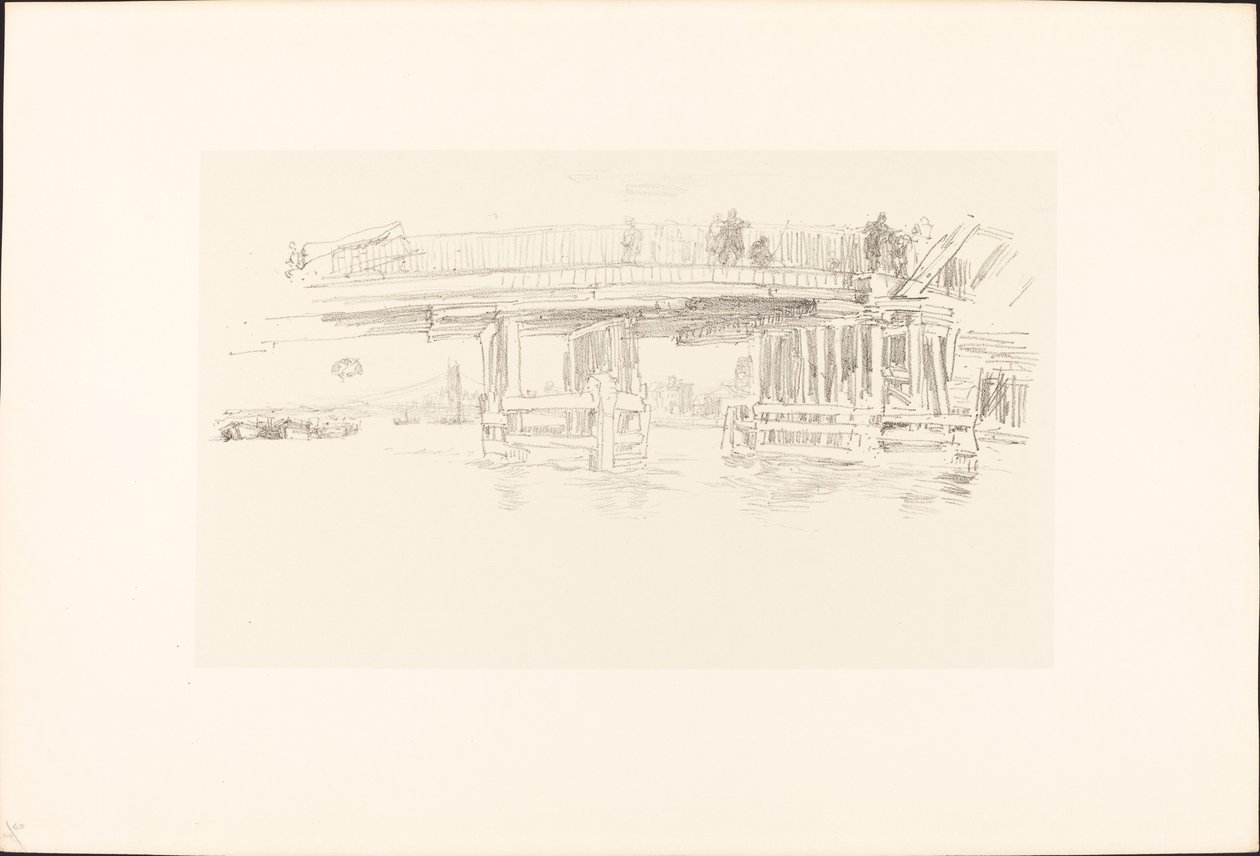 Old Battersea Bridge, 18791887. od James Abbott McNeill Whistler