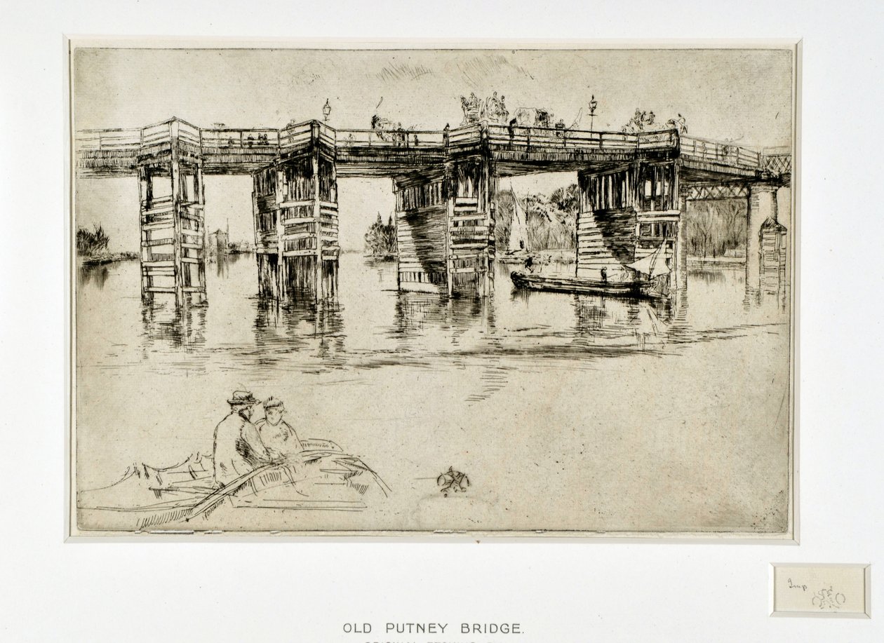 Starý most Putney od James Abbott McNeill Whistler