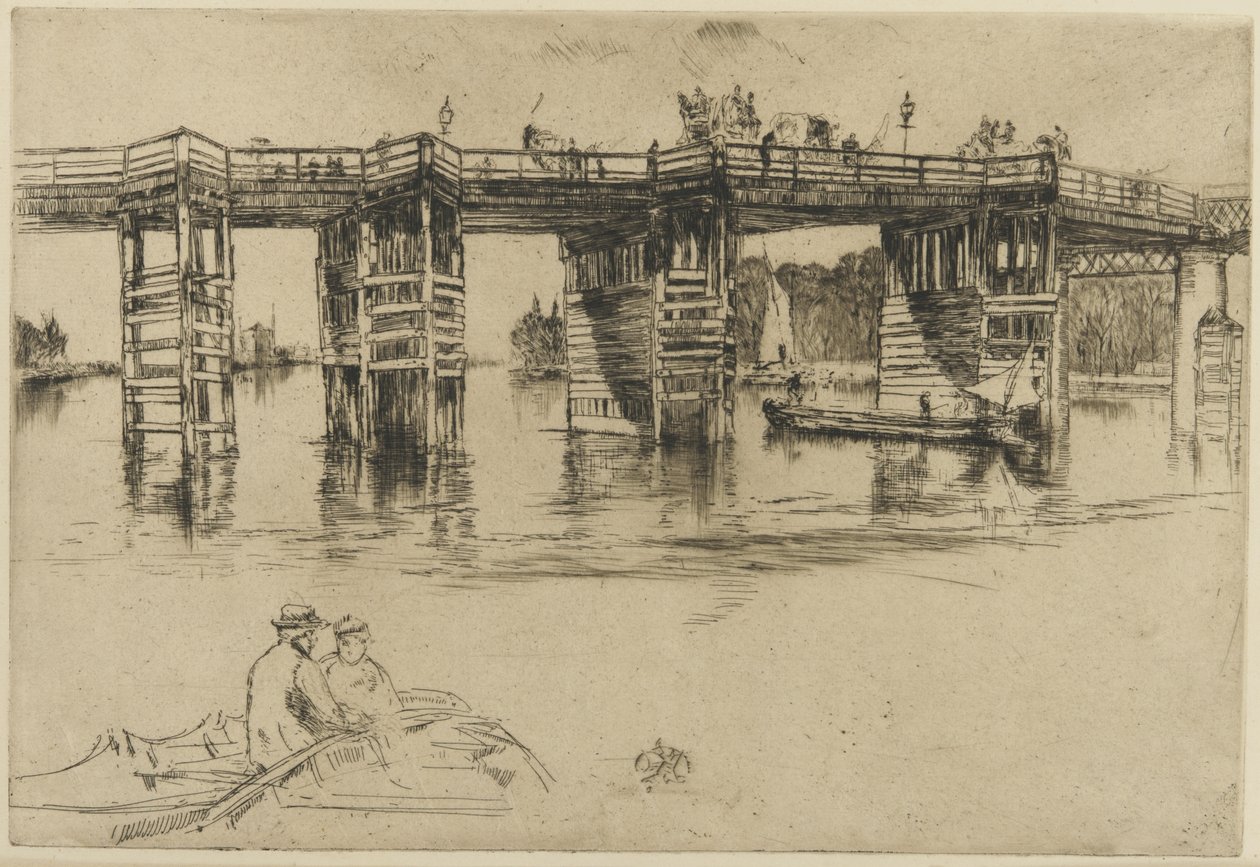 Starý most Putney od James Abbott McNeill Whistler