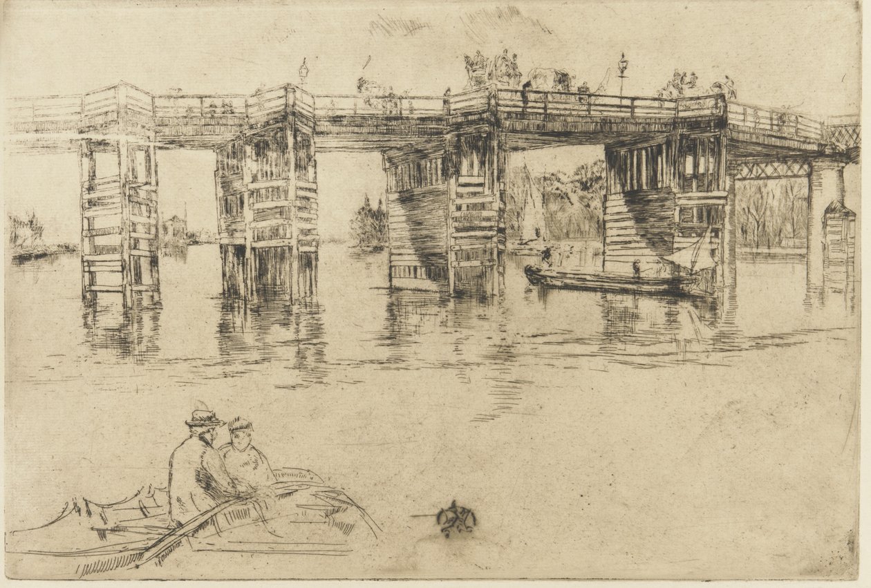 Starý most Putney od James Abbott McNeill Whistler