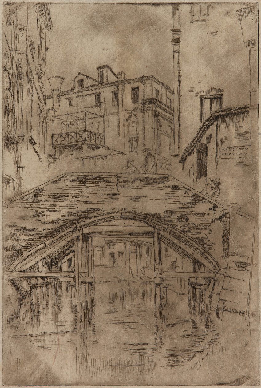 Piovanův most, 1879-1880. od James Abbott McNeill Whistler