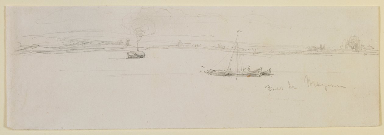 Poblíž Mohuče, 1858. od James Abbott McNeill Whistler