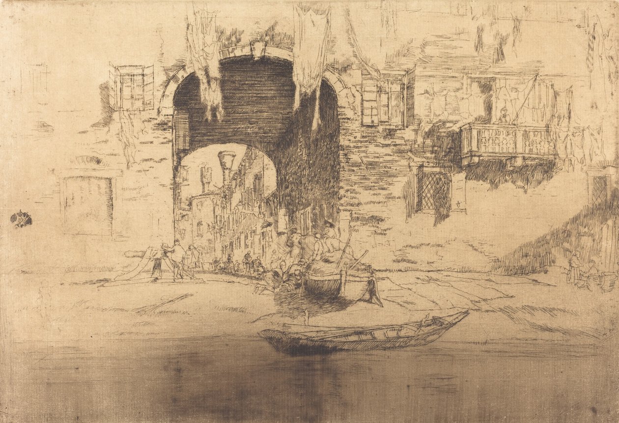 San Biagio, 18791880. od James Abbott McNeill Whistler
