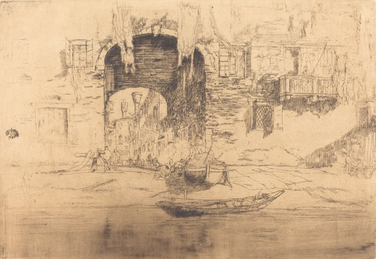San Biagio, 18791880. od James Abbott McNeill Whistler
