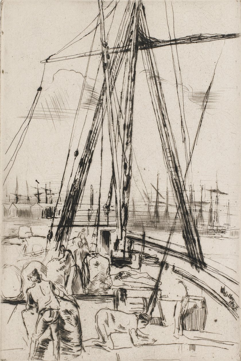 Přeprava v Liverpoolu, 1867. od James Abbott McNeill Whistler