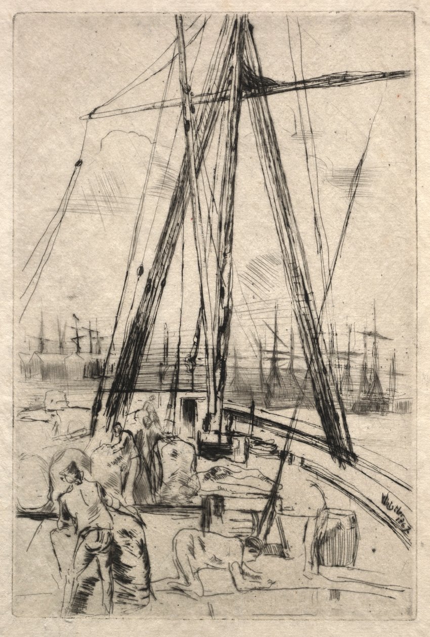 Přeprava v Liverpoolu, 1867. od James Abbott McNeill Whistler