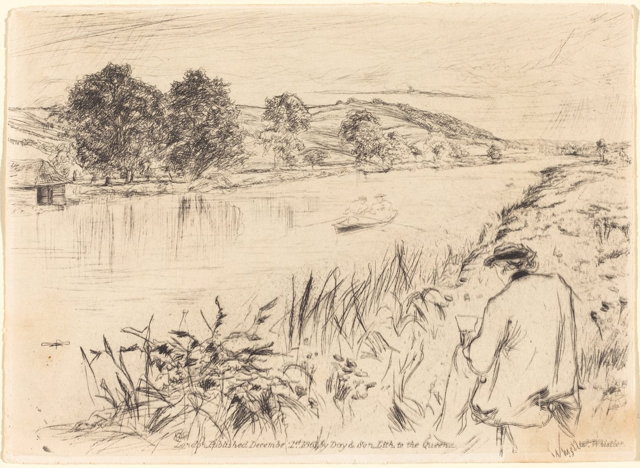 Skicování, č. 1, 1861. od James Abbott McNeill Whistler