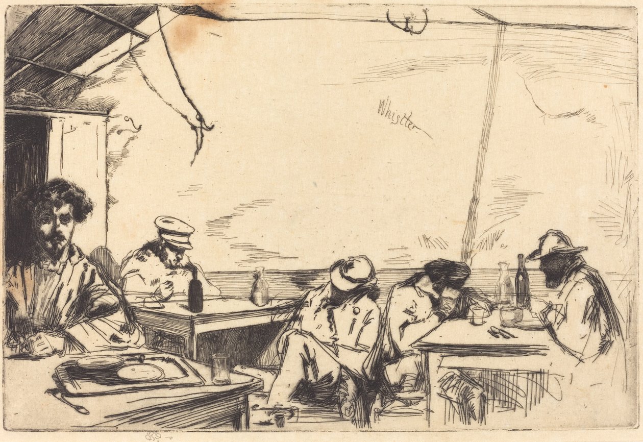 Polévka za tři penny, 1859. od James Abbott McNeill Whistler