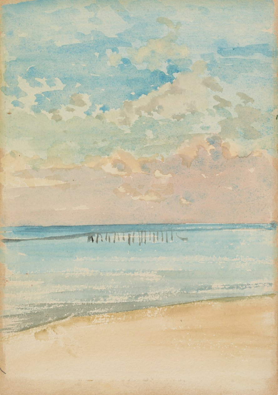 Southend - Západ slunce, 1882-1884. od James Abbott McNeill Whistler
