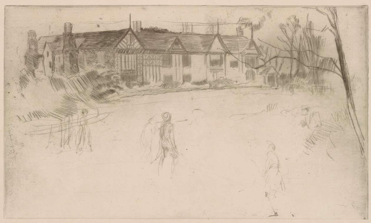 Speke Hall, 1875. od James Abbott McNeill Whistler