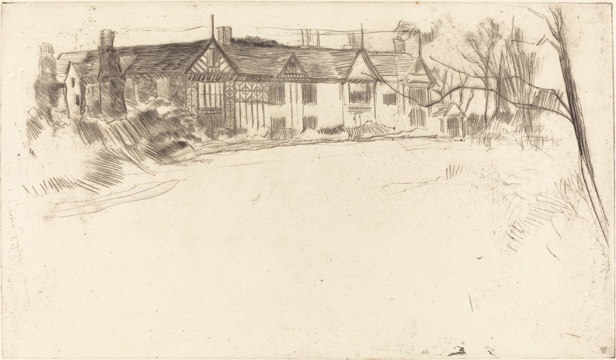 Speke Hall, č.2, 1875. od James Abbott McNeill Whistler