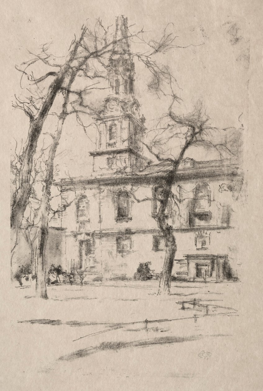 St. Giles-in-the-Fields, 1896. od James Abbott McNeill Whistler