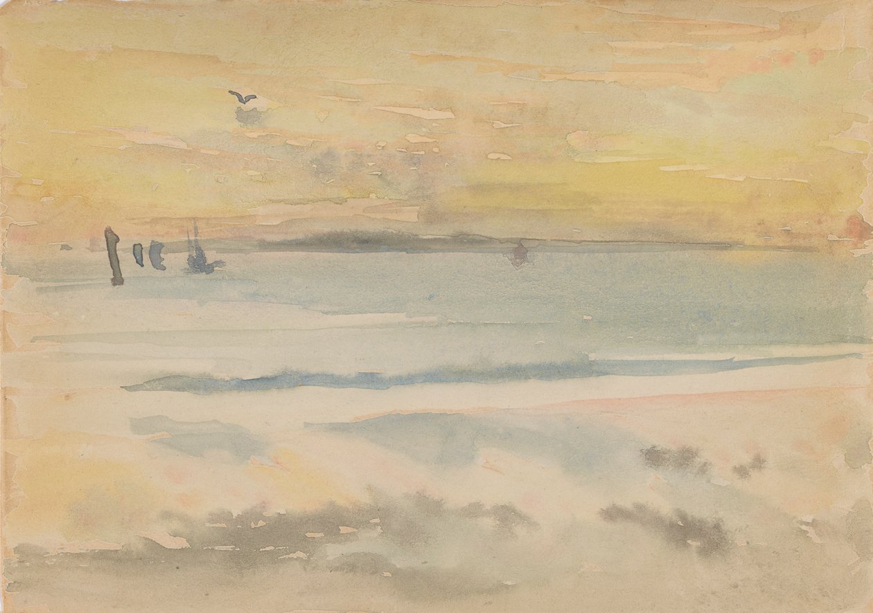 St. Ives: Západ slunce, 1883-1884. od James Abbott McNeill Whistler