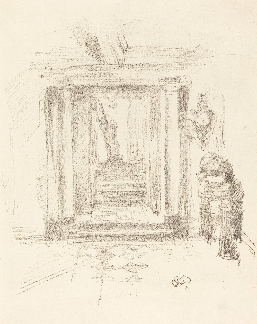 Schodiště, 1891. od James Abbott McNeill Whistler